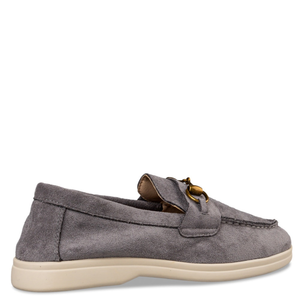 Γυναικεία loafers ENVIE E23-19250 γκρι