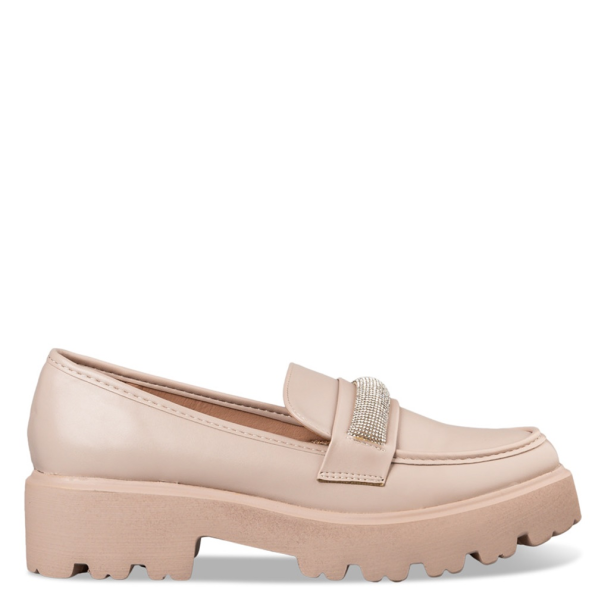 Γυναικεία loafers MISS NV V31-19393 μπεζ