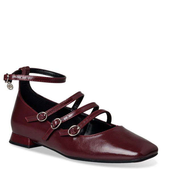 Γυναικείες μπαλαρίνες ENVIE E42-20116 μπορντό Γυναικεία