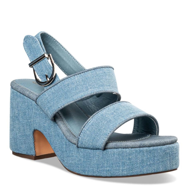 Γυναικεία πέδιλα ENVIE E65-19241 μπλε denim