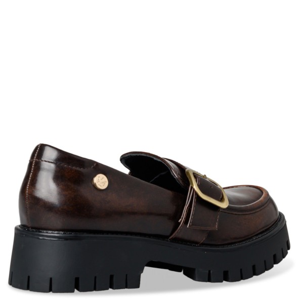 Γυναικεία loafers ENVIE E65-20294 καφέ Γυναικεία