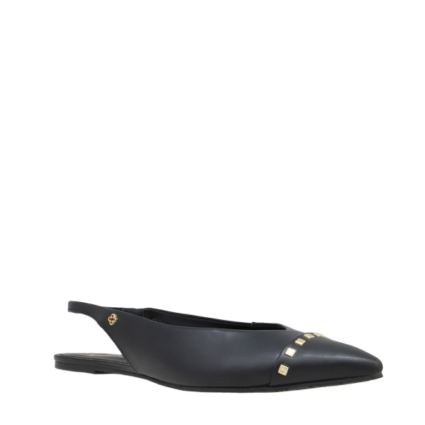 Γυναικείες flat slingback γόβες CAPODARTE 4017953 μαύρες