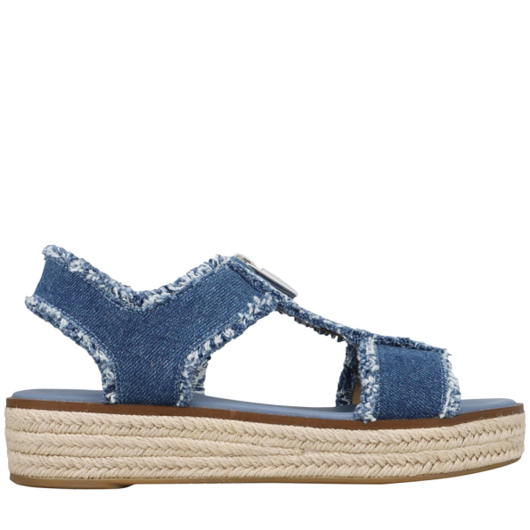 Γυναικείες πλατφόρμες MICHAEL KORS 40S4BRFS2D μπλε denim