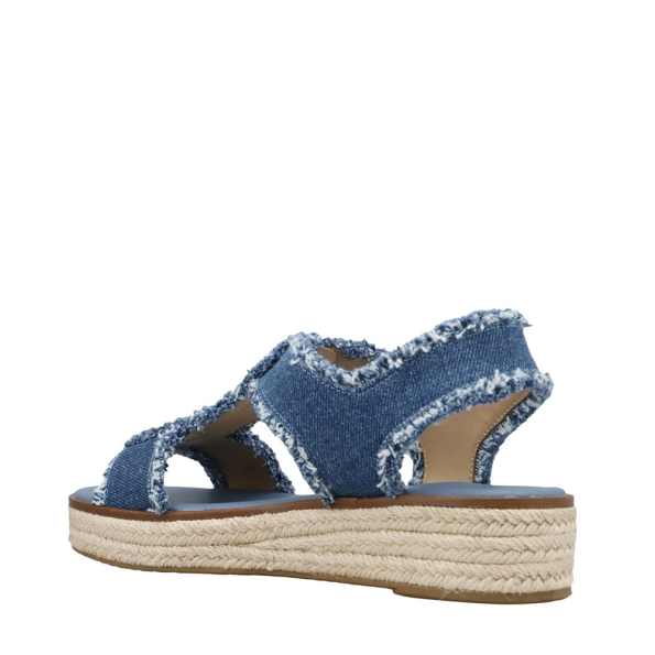 Γυναικείες πλατφόρμες MICHAEL KORS 40S4BRFS2D μπλε denim Γυναικεία