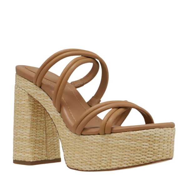 Γυναικεία πέδιλα mules MICHAEL KORS 40S4CNMS1L καφέ Γυναικεία