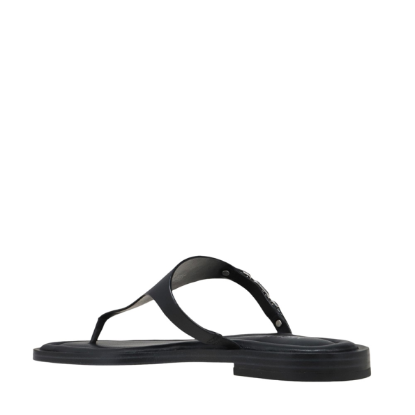 Γυναικεία flat σανδάλια MICHAEL KORS 40S4DNFS1L μαύρα Γυναικεία