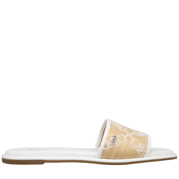 Γυναικεία flat σανδάλια MICHAEL KORS 40S4SYFS2Y μπεζ