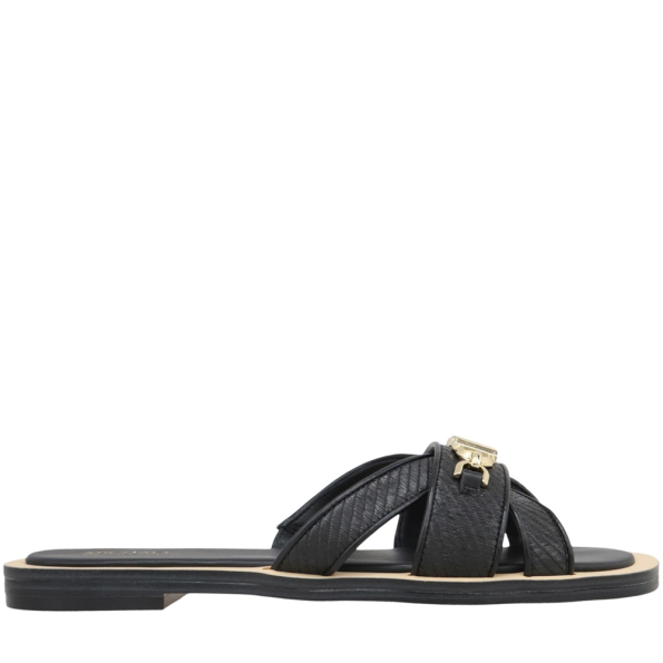 Γυναικεία flat σανδάλια MICHAEL KORS 40S4TFFS1D μαύρα