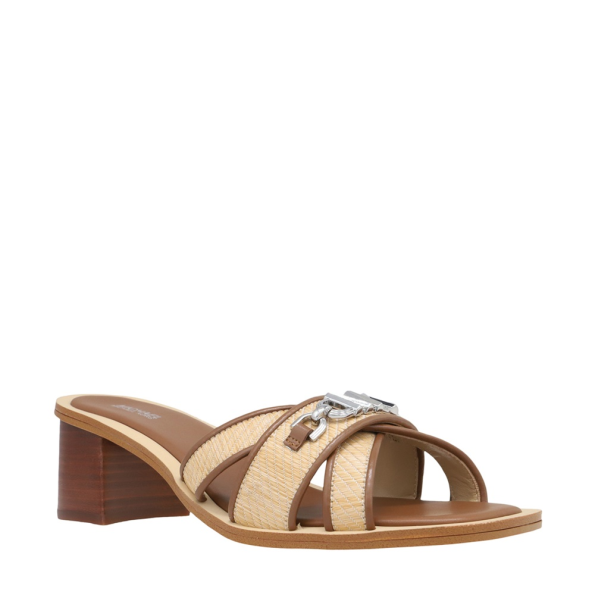 Γυναικεία mules MICHAEL KORS 40S4TFMS1D μπεζ Γυναικεία