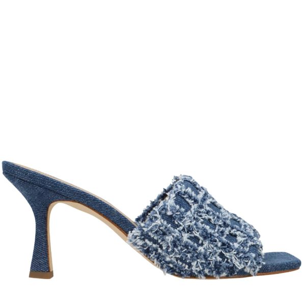 Γυναικεία mules MICHAEL KORS 40S4TSHP1D μπλε denim