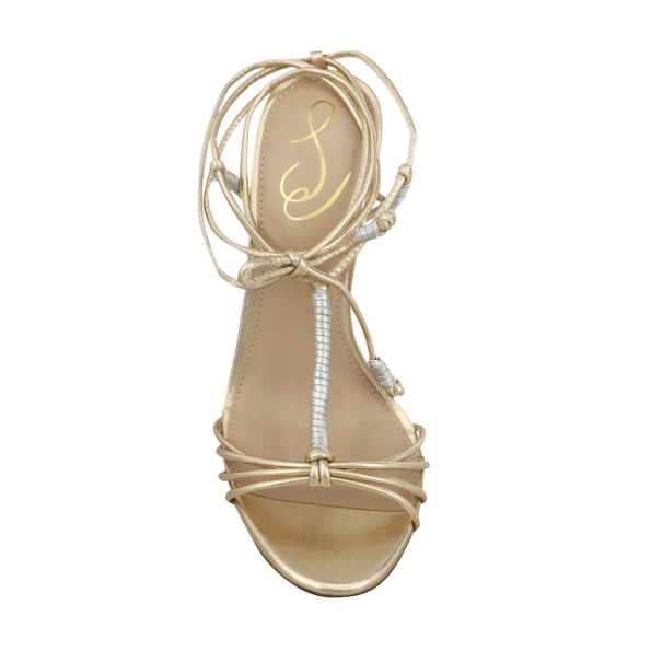 Γυναικεία πέδιλα SAM EDELMAN I1351S2901 χρυσά