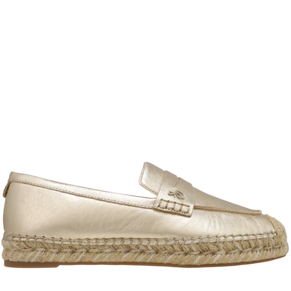 Γυναικείες εσπαντρίγιες μοκασίνια SAM EDELMAN I5162L6902 χρυσές
