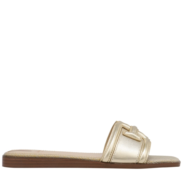 Γυναικεία flat σανδάλια SAM EDELMAN I5327L1901 χρυσά