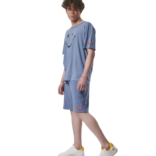 Ανδρικό t-shirt BODY ACTION 053423-01 μπλε