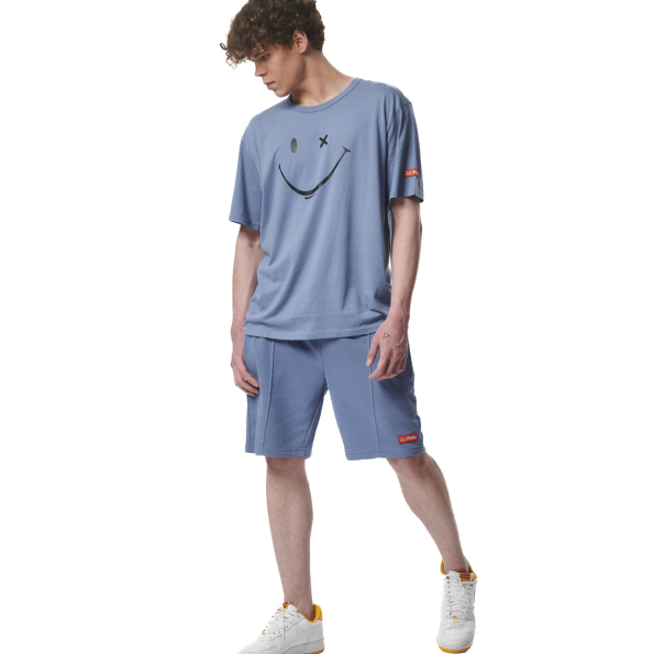 Ανδρικό t-shirt BODY ACTION 053423-01 μπλε