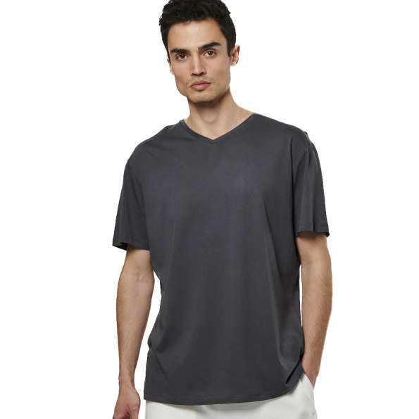 Ανδρικό t-shirt BODY ACTION 053521-01 ανθρακί