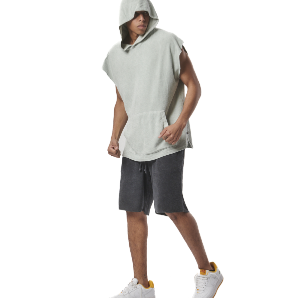 Unisex αμάνικη μπλούζα BODY ACTION 041417-01 γκρι Γυναικεία