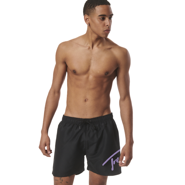 Ανδρικό μαγιό σορτς BODY ACTION 033428-01 μαύρο