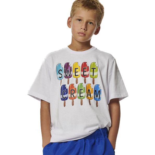 Παιδικό t-shirt BODY ACTION 054404-01 λευκό