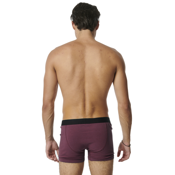 Σετ από 3 ανδρικά εσώρουχα boxer BODY ACTION 093309-01 πράσινο μαύρο μπορντό