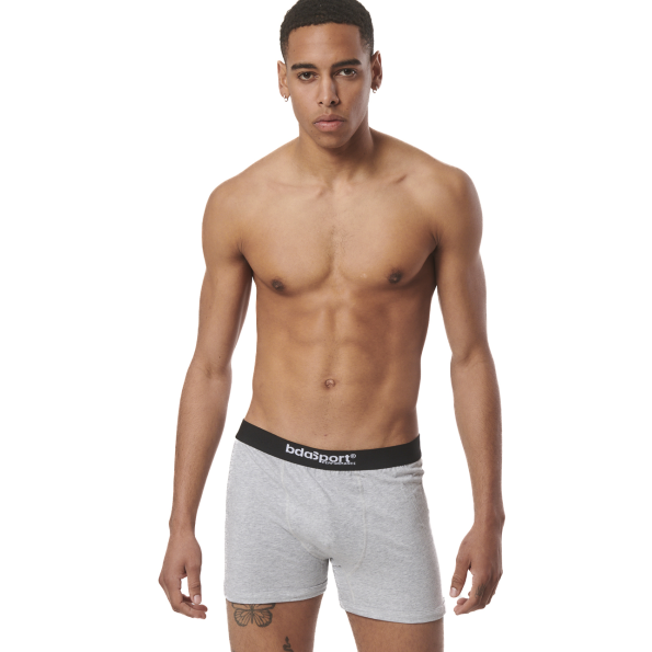 Σετ από 3 ανδρικά εσώρουχα boxer BODY ACTION 093401-01 γκρι μαύρο μπλε