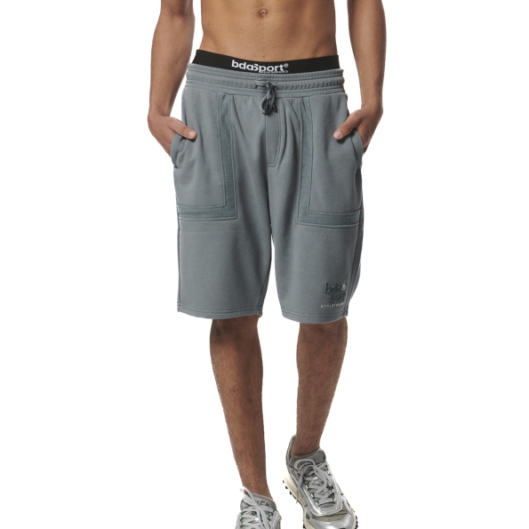 Ανδρική βερμούδα BODY ACTION 033421-01 γκρι