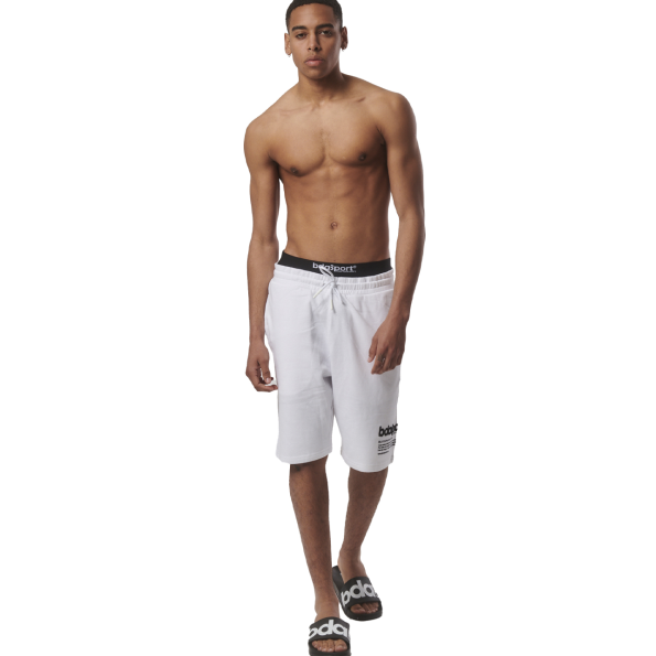 Ανδρική βερμούδα BODY ACTION 033422-01 λευκή