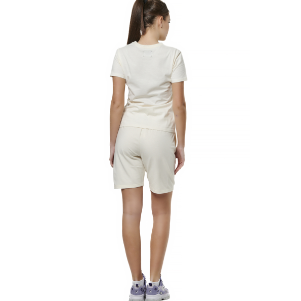 Γυναικείο t-shirt BODY ACTION 051518-01 εκρού