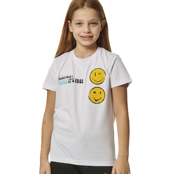 Παιδικό t-shirt BODY ACTION 052403-01 λευκό