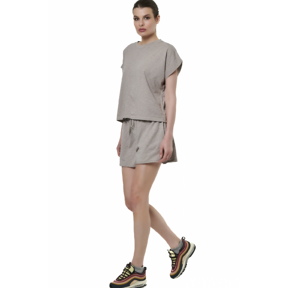 Γυναικείο t-shirt BODY ACTION 041518-01 γκρι