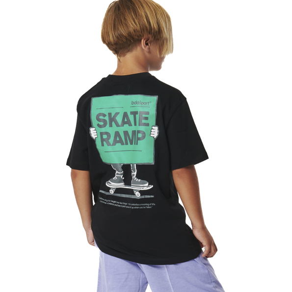 Παιδικό t-shirt BODY ACTION 054505-01 μαύρο