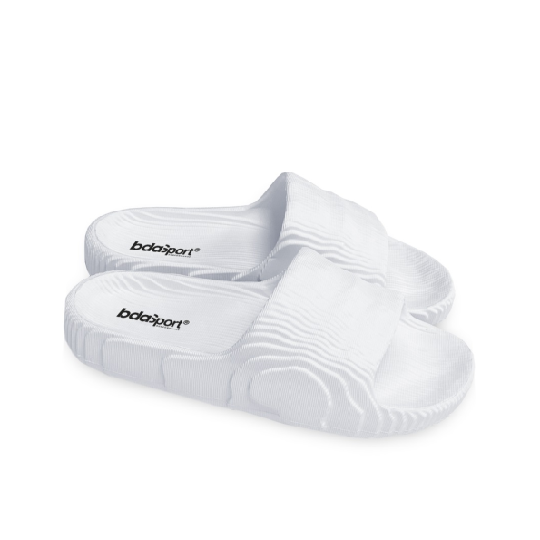 Unisex slides BODY ACTION 093402-01 λευκά