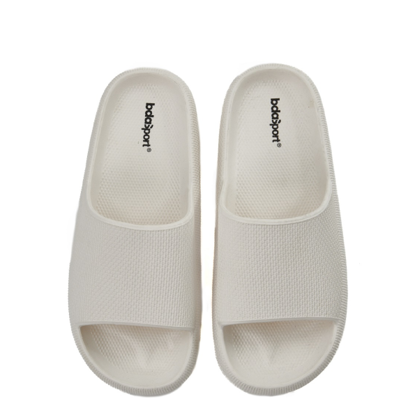 Unisex slides BODY ACTION 093507-01 εκρού