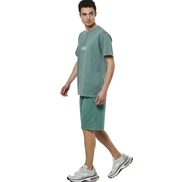 Ανδρικό t-shirt BODY ACTION 053522-01 πράσινο