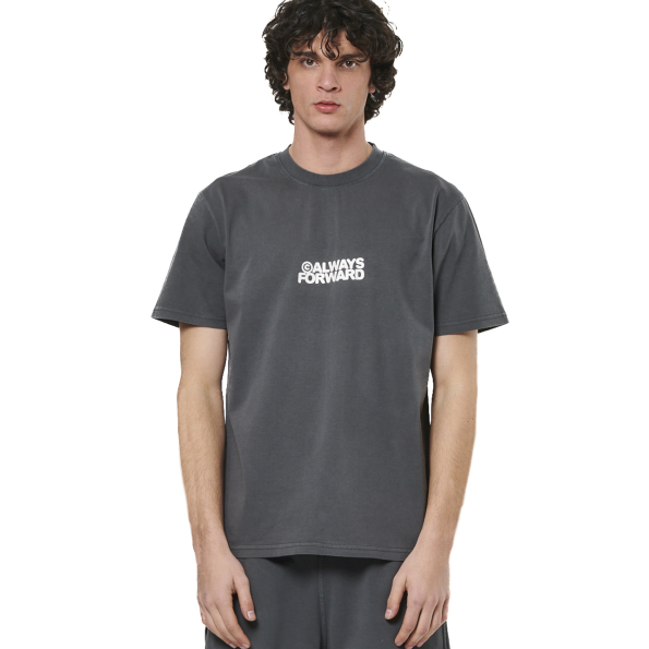 Ανδρικό t-shirt BODY ACTION 053522-01 ανθρακί
