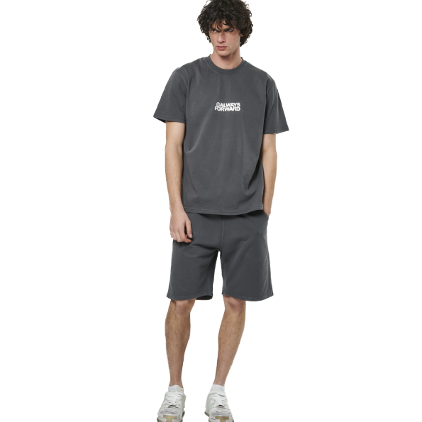 Ανδρικό t-shirt BODY ACTION 053522-01 ανθρακί