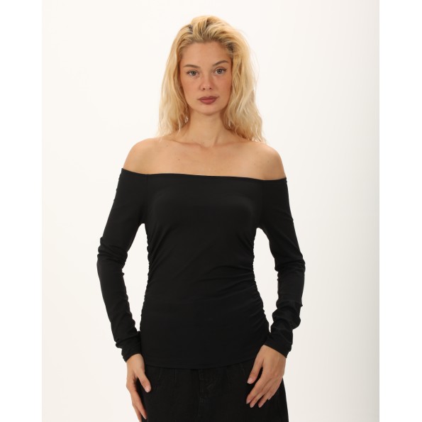 Γυναικεία μπλούζα ATTRATTIVO 9919947 μαύρη