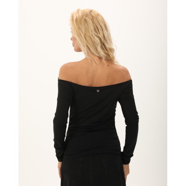 Γυναικεία μπλούζα ATTRATTIVO 9919947 μαύρη Γυναικεία