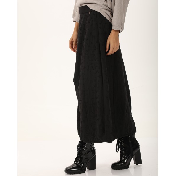 Γυναικεία maxi φούστα ATTRATTIVO 92111557 μαύρη Γυναικεία