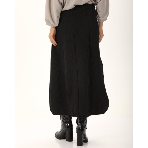 Γυναικεία maxi φούστα ATTRATTIVO 92111557 μαύρη Γυναικεία