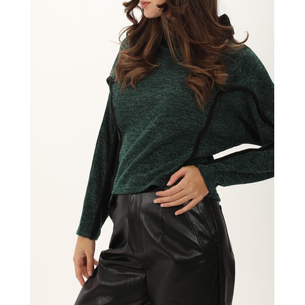 Γυναικεία μπλούζα ATTRATTIVO 92094381 πράσινη Γυναικεία