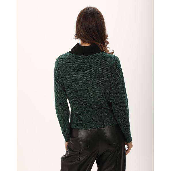 Γυναικεία μπλούζα ATTRATTIVO 92094381 πράσινη Γυναικεία