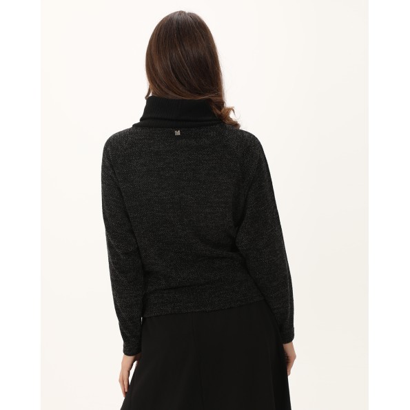 Γυναικεία μπλούζα ATTRATTIVO 92094381 μαύρη Γυναικεία