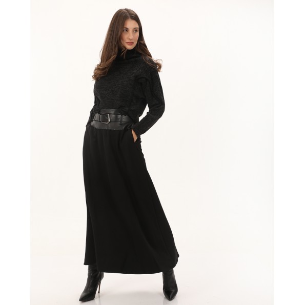 Γυναικεία μπλούζα ATTRATTIVO 92094381 μαύρη Γυναικεία