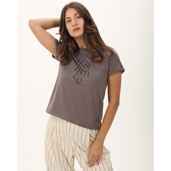 Γυναικείο t-shirt ATTRATTIVO 9919292 ανθρακί Γυναικεία