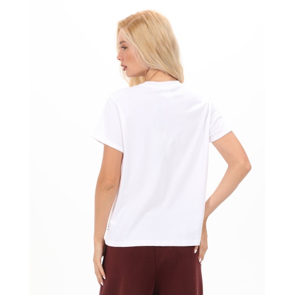 Γυναικείο t-shirt ATTRATTIVO 9919293 λευκό Γυναικεία