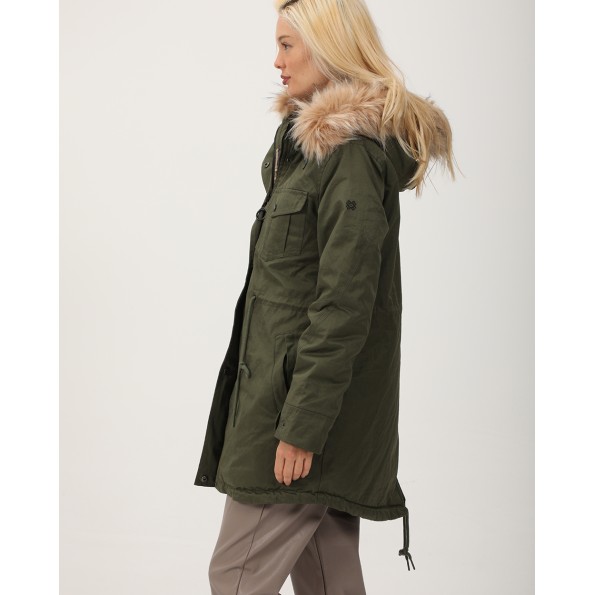 Γυναικείο παρκά ATTRATTIVO 9919681 χακί Γυναικεία