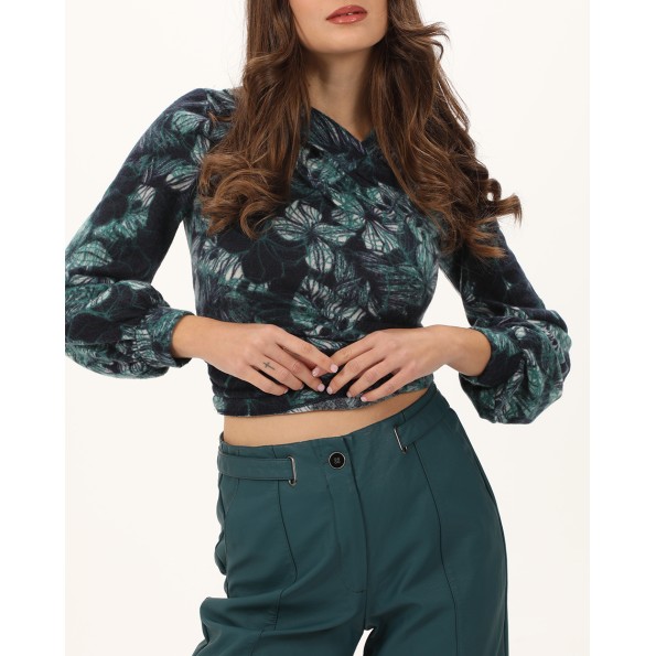 Γυναικεία μπλούζα ATTRATTIVO 92065268 μπλε