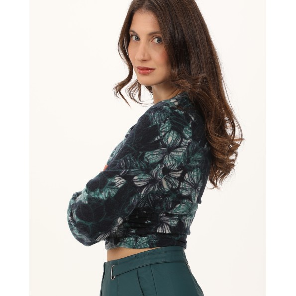 Γυναικεία μπλούζα ATTRATTIVO 92065268 μπλε Γυναικεία