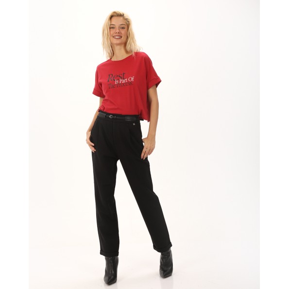 Γυναικείο t-shirt ATTRATTIVO 9919295 κόκκινο Γυναικεία